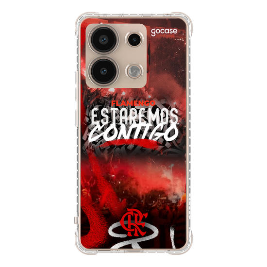 Capinha para celular  Flamengo - Estaremos Contigo