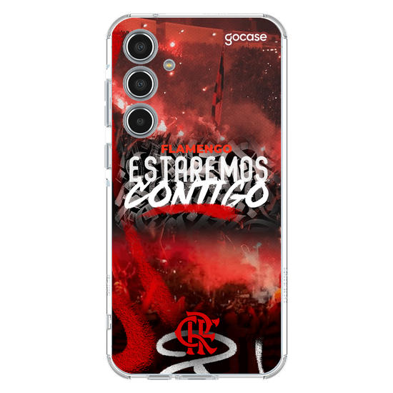 Capinha para celular  Flamengo - Estaremos Contigo