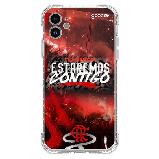 Capinha para celular  Flamengo - Estaremos Contigo