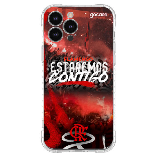 Capinha para celular  Flamengo - Estaremos Contigo