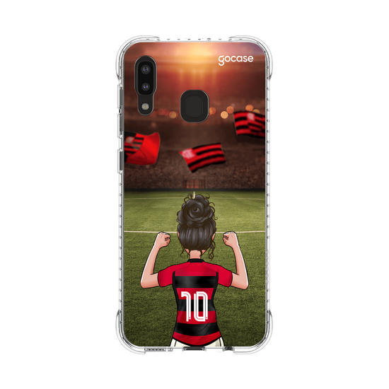 Capinha para celular Flamengo - Garota Rubro-Negra