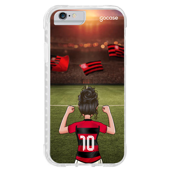 Capinha para celular Flamengo - Garota Rubro-Negra