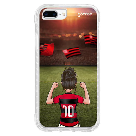 Capinha para celular Flamengo - Garota Rubro-Negra