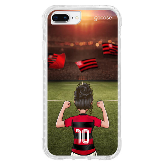Capinha para celular Flamengo - Garota Rubro-Negra
