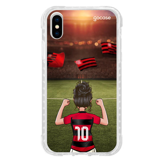Capinha para celular Flamengo - Garota Rubro-Negra