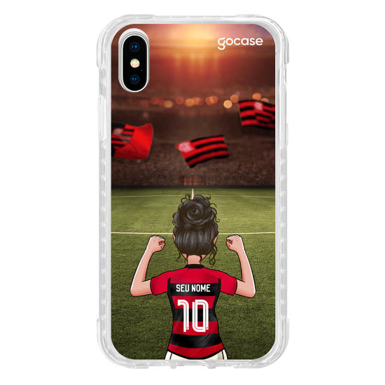 Capinha para celular Flamengo - Garota Rubro-Negra