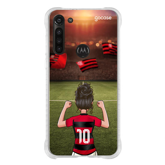 Capinha para celular Flamengo - Garota Rubro-Negra