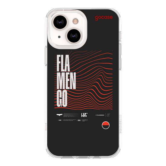 Capinha para celular Flamengo - Lettering Waves 2025
