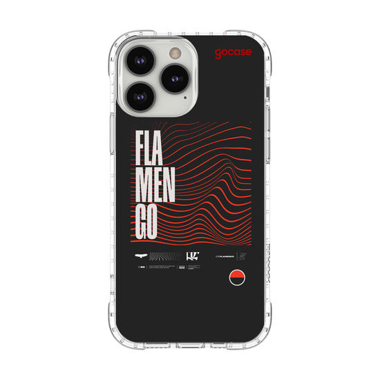 Capinha para celular  Flamengo - Lettering Waves 2025