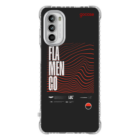 Capinha para celular  Flamengo - Lettering Waves 2025