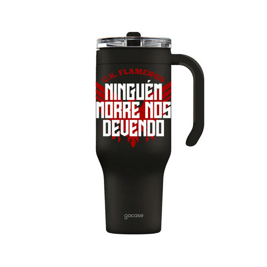 Copo Térmico Life - Flamengo - Ninguém Morre Nos Devendo