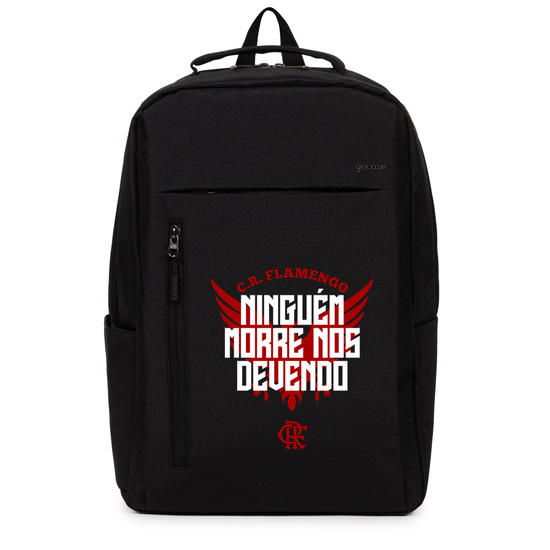 Mochila Executiva Slim - Flamengo - Ninguém Morre Nos Devendo