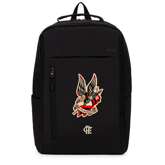 Mochila Executiva Slim - Flamengo - Stickers Oldschool - Sao Judas Tadeu