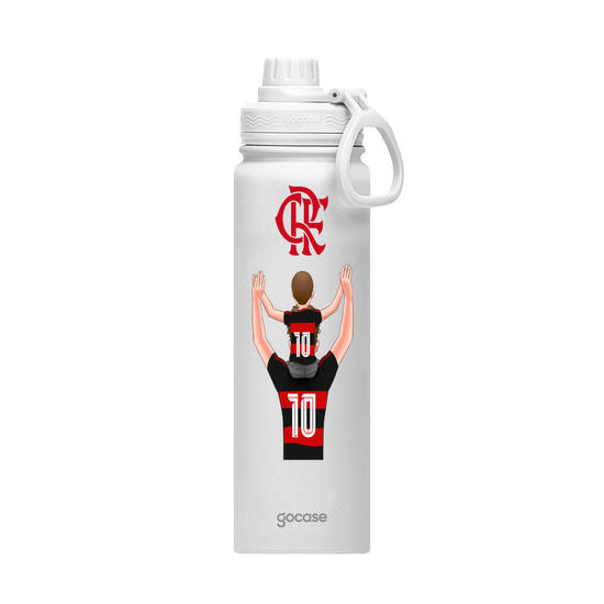 Garrafa Térmica Fresh + Ebook - Flamengo - Pai Torcedor 2026