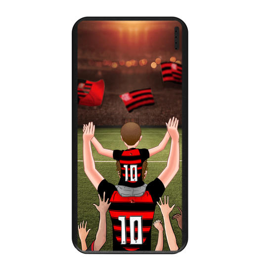 Carregador Portátil Fast Charge - Flamengo - Pai Rubro-negro