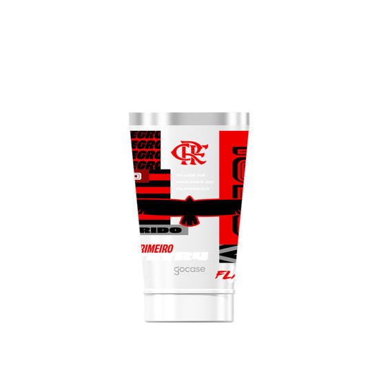 Copo Térmico Cerveja - Flamengo - Pattern Rubro-Negro