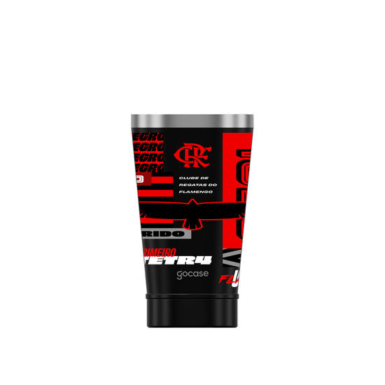 Copo Térmico Cerveja - Flamengo - Pattern Rubro-Negro