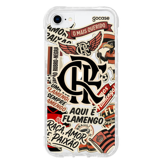 Capinha para celular  Flamengo - Stickers Vintage
