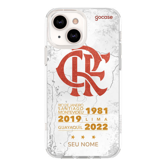Capinha para celular Flamengo - Mapa Tricampeão