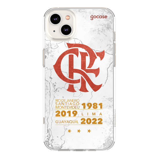 Capinha para celular Flamengo - Mapa Tricampeão