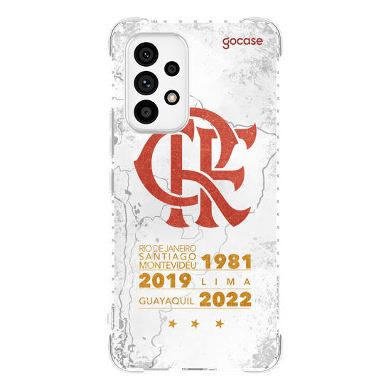 Capinha para celular Flamengo - Mapa Tricampeão