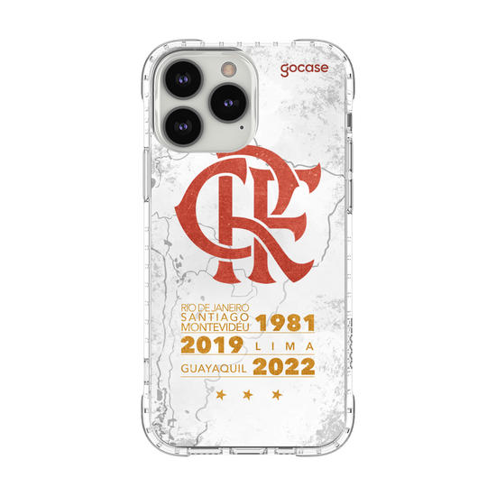 Capinha para celular Flamengo - Mapa Tricampeão