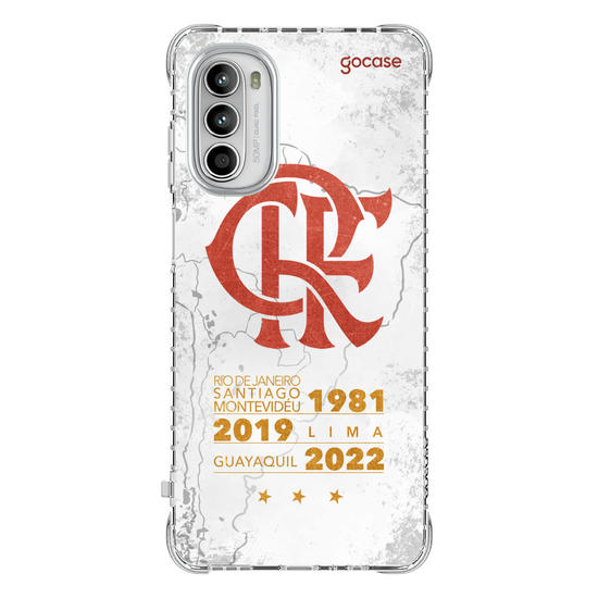 Capinha para celular Flamengo - Mapa Tricampeão
