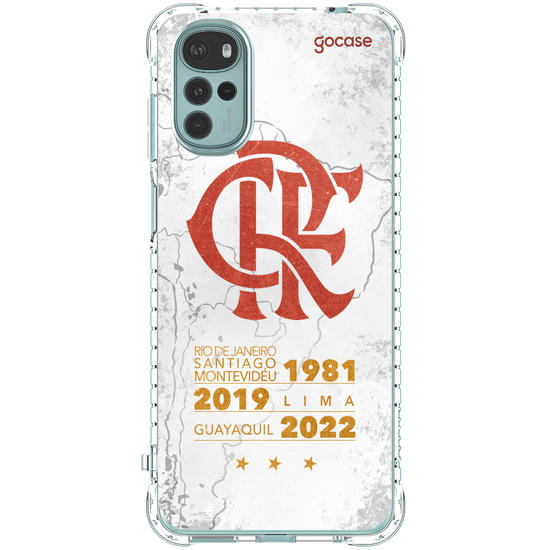Capinha para celular Flamengo - Mapa Tricampeão