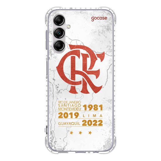 Capinha para celular Flamengo - Mapa Tricampeão