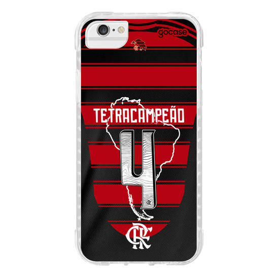 Capinha para celular Flamengo - Uniforme 1 2025 P Campeão