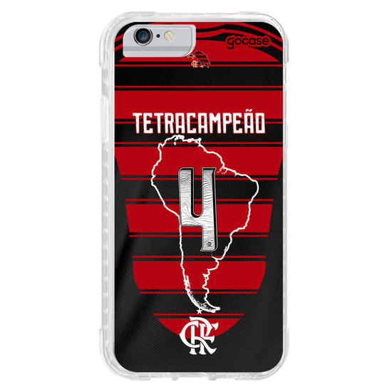 Capinha para celular Flamengo - Uniforme 1 2025 P Campeão