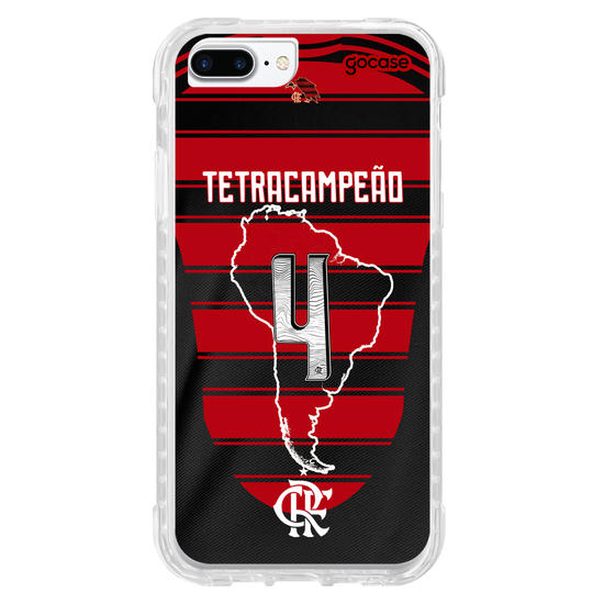 Capinha para celular Flamengo - Uniforme 1 2025 P Campeão