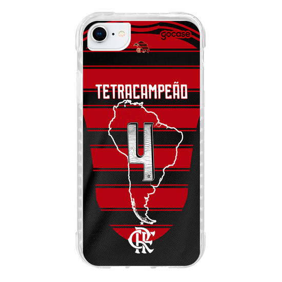Capinha para celular Flamengo - Uniforme 1 2025 P Campeão