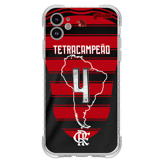 Capinha para celular Flamengo - Uniforme 1 2025 P Campeão