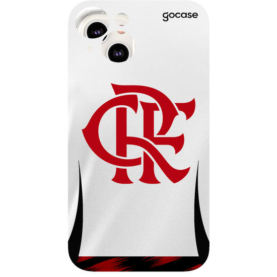 Capinha para celular  Flamengo - Uniforme 2 2025 Escudo