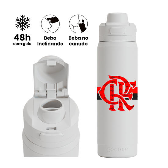 Garrafa Térmica Flip Pro - Flamengo - Uniforme 2 2026 Escudo