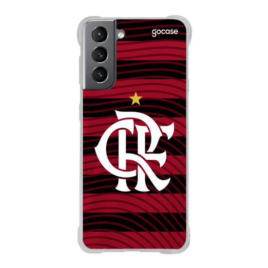 Capinha para celular Flamengo - Uniforme 1 2022 Escudo