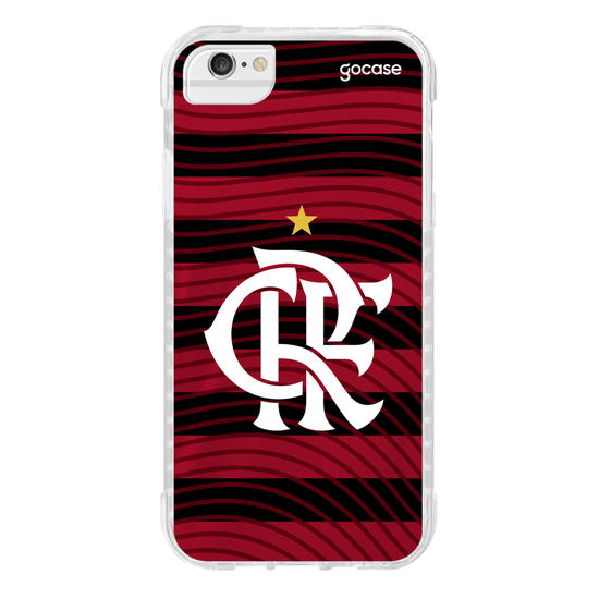 Capinha para celular Flamengo - Uniforme 1 2022 Escudo