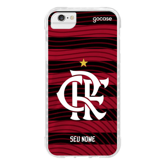 Capinha para celular Flamengo - Uniforme 1 2022 Escudo