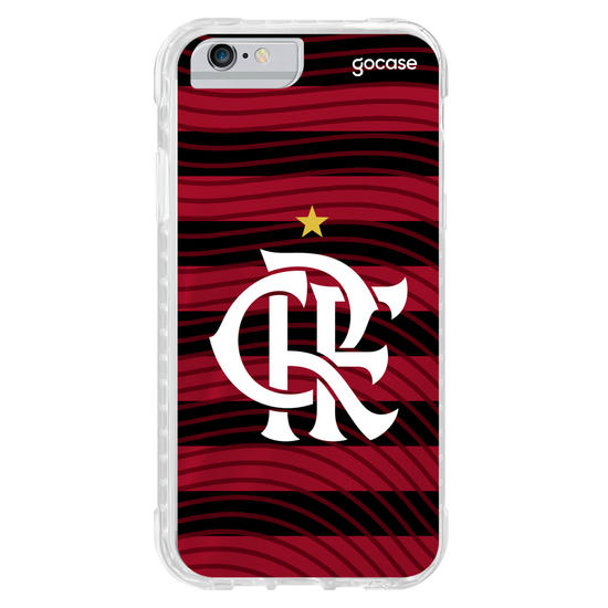 Capinha para celular Flamengo - Uniforme 1 2022 Escudo