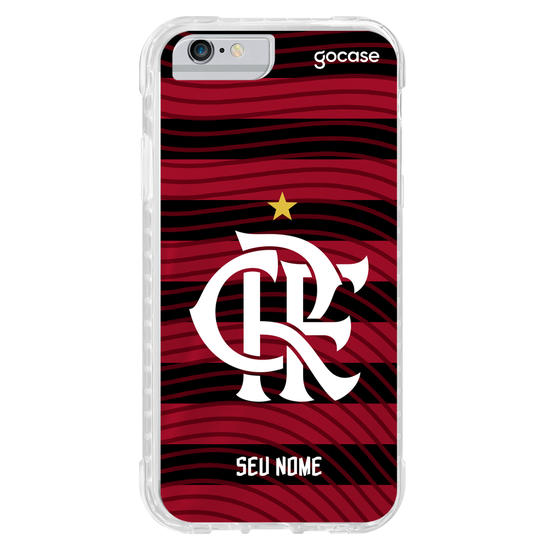 Capinha para celular Flamengo - Uniforme 1 2022 Escudo