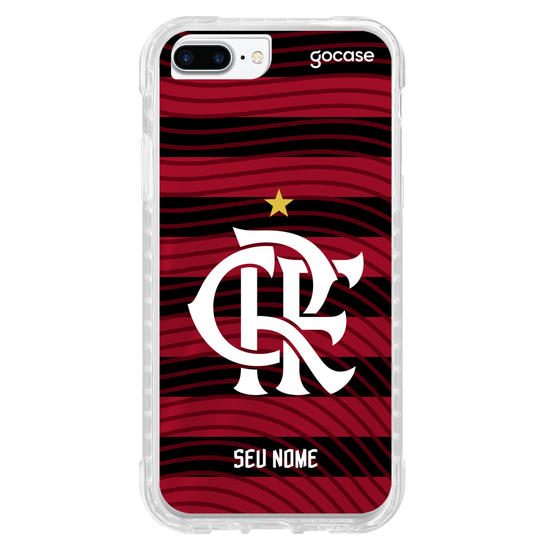 Capinha para celular Flamengo - Uniforme 1 2022 Escudo