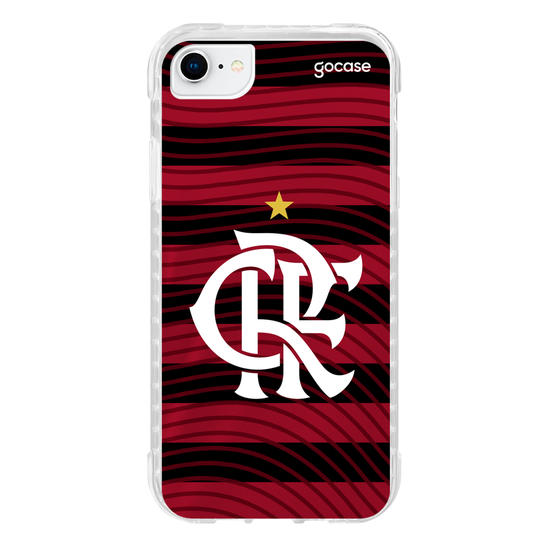 Capinha para celular Flamengo - Uniforme 1 2022 Escudo