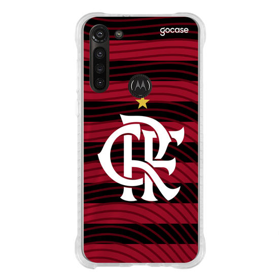 Capinha para celular Flamengo - Uniforme 1 2022 Escudo