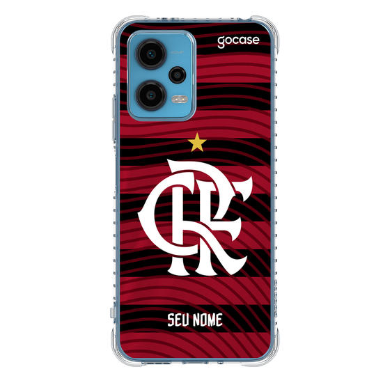 Capinha para celular Flamengo - Uniforme 1 2022 Escudo