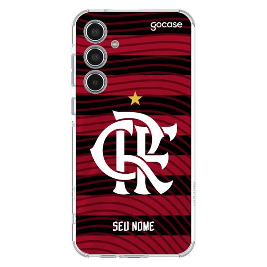Capinha para celular Flamengo - Uniforme 1 2022 Escudo