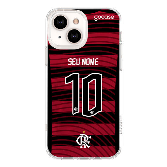 Capinha para celular Flamengo - Uniforme 1 2022 Personalizado