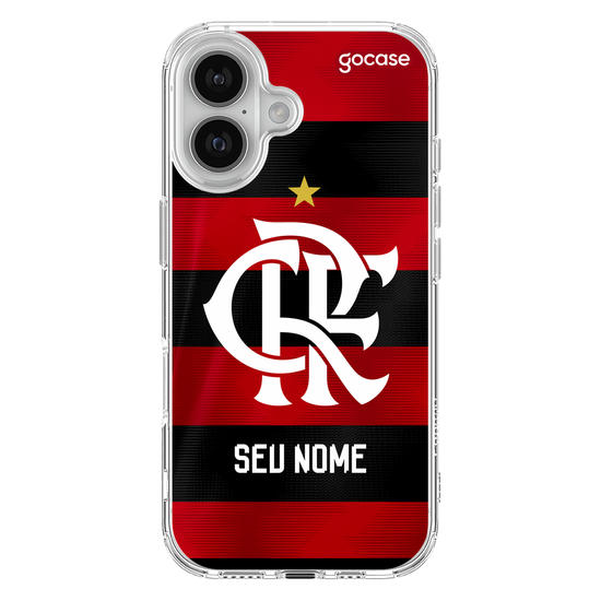 Capinha para celular Flamengo - Uniforme 1 2023 Escudo