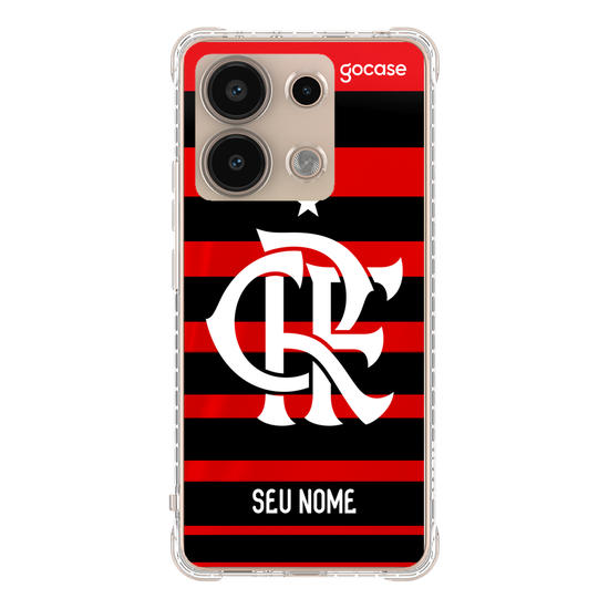 Capinha para celular  Flamengo - Uniforme 1 2024 Escudo