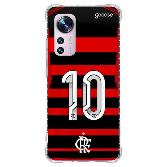 Capinha para celular  Flamengo - Uniforme 1 2024 Personalizado